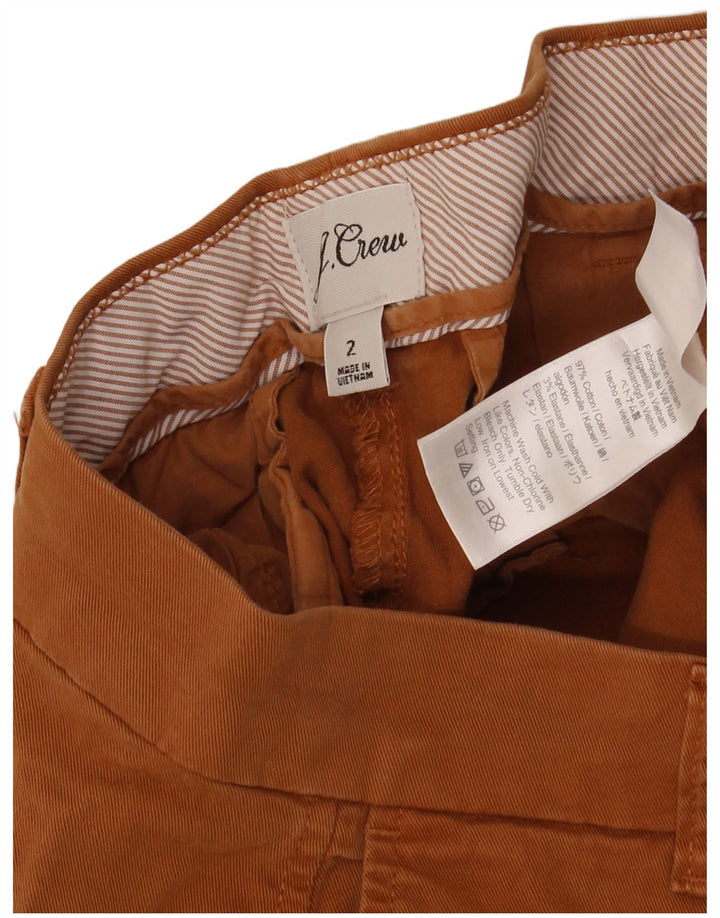 J. CREW Ženske chino kratke hlače US 2 XS W28, smeđi pamuk