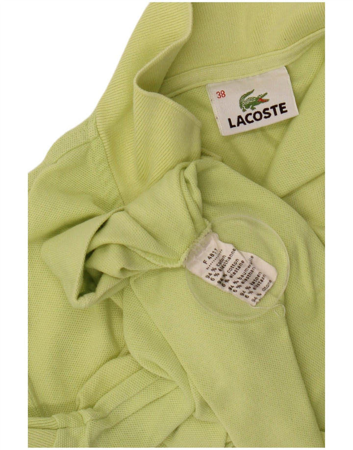LACOSTE ženska polo majica veličine 38, srednje zeleni pamuk