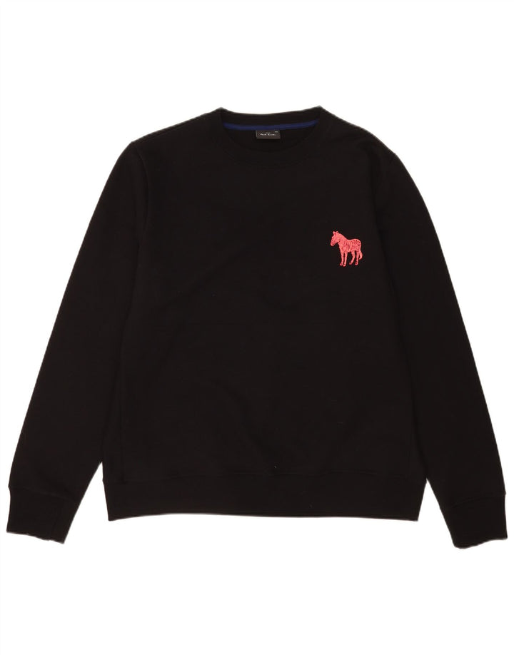 Paul Smith muška majica s kratkim rukavima 2XL crni pamuk
