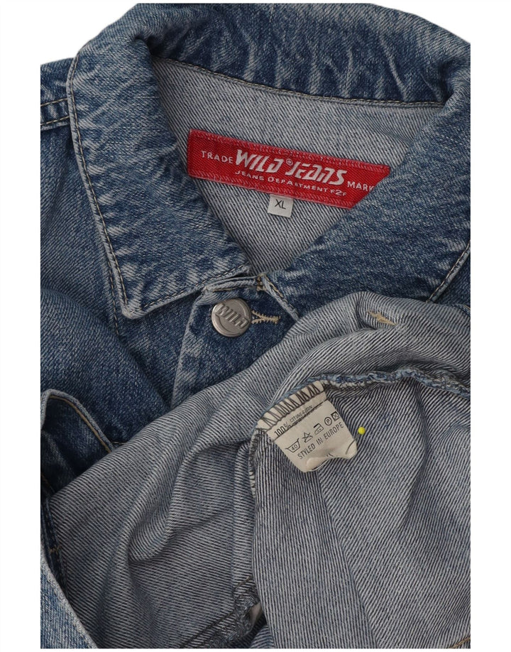 Wild Jeans Ženska traper jakna UK 18 XL plavi pamuk