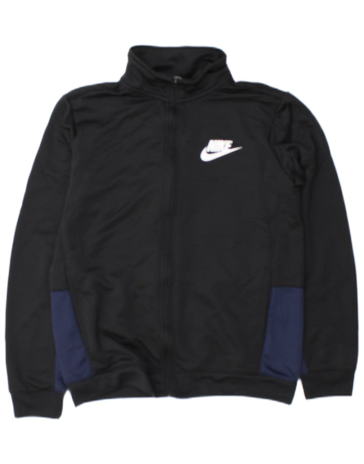 Nike Boys Trenirka Gornja jakna 13-14 godina XL crna poliesterska boja