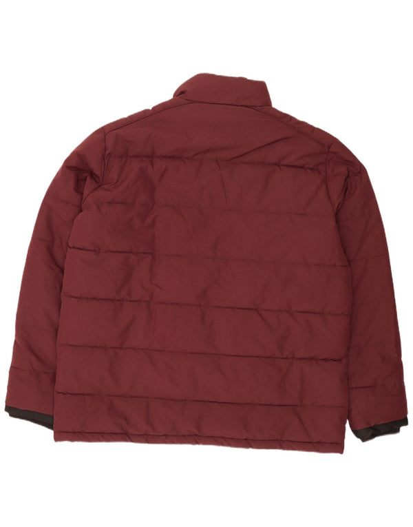 Marks & Spencer muška podstavljena jakna UK 46 3XL bordo poliester moderna