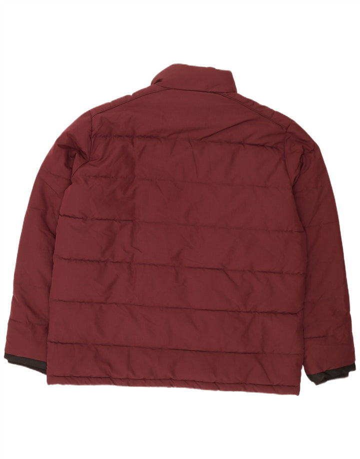Marks & Spencer muška podstavljena jakna UK 46 3XL bordo poliester moderna
