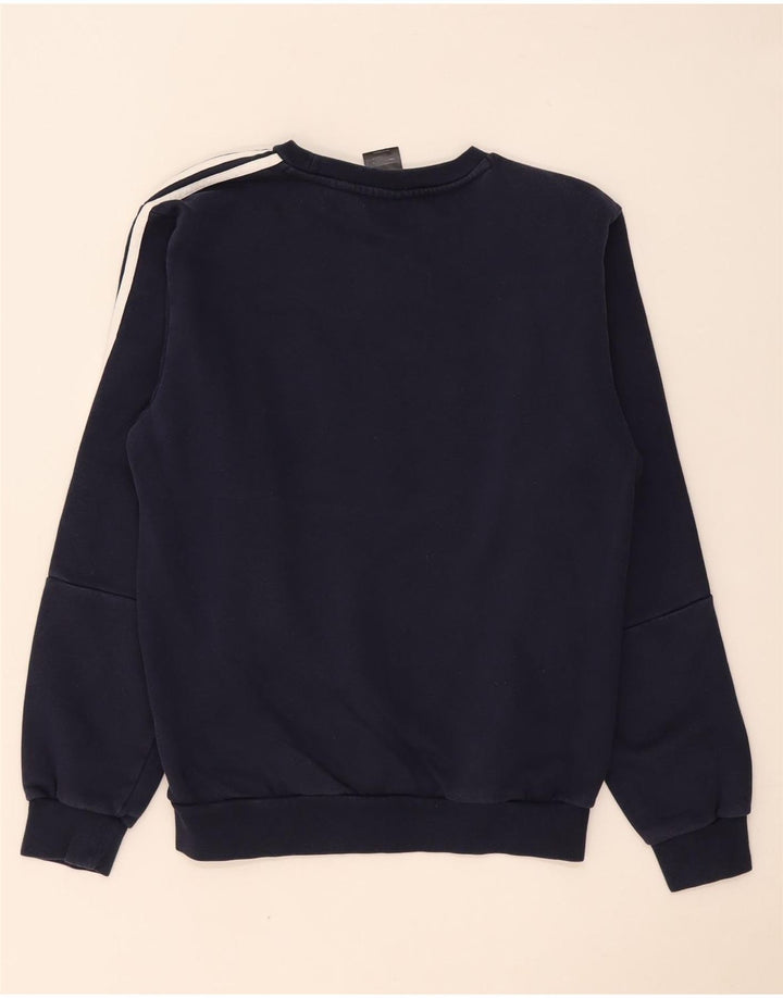 Adidas muška majica s kratkim rukavima, srednje tamnoplavi pamuk