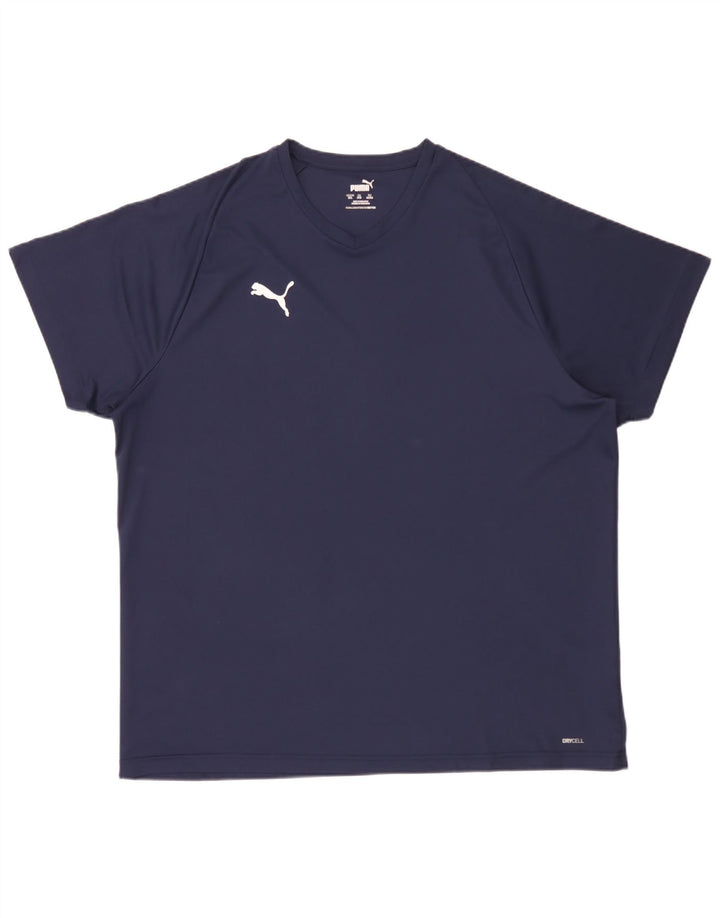 Puma muška majica kratkih rukava 3XL tamnoplavi poliester