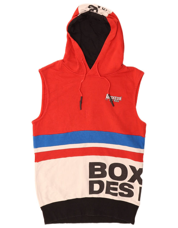Boxeur Des Rues Boys Graphic Hoodie Džemper 13-14 godina XL Red Colourblock