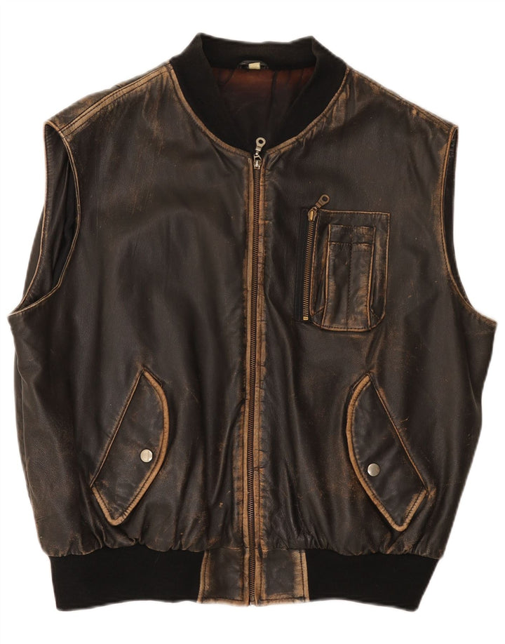Conbipel muška kožna jakna IT 50 Large Brown Leather