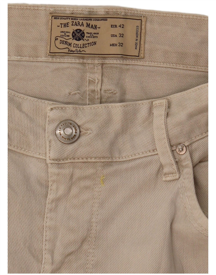 Zara muške ležerne kratke hlače EU 42 Large W32 Bež