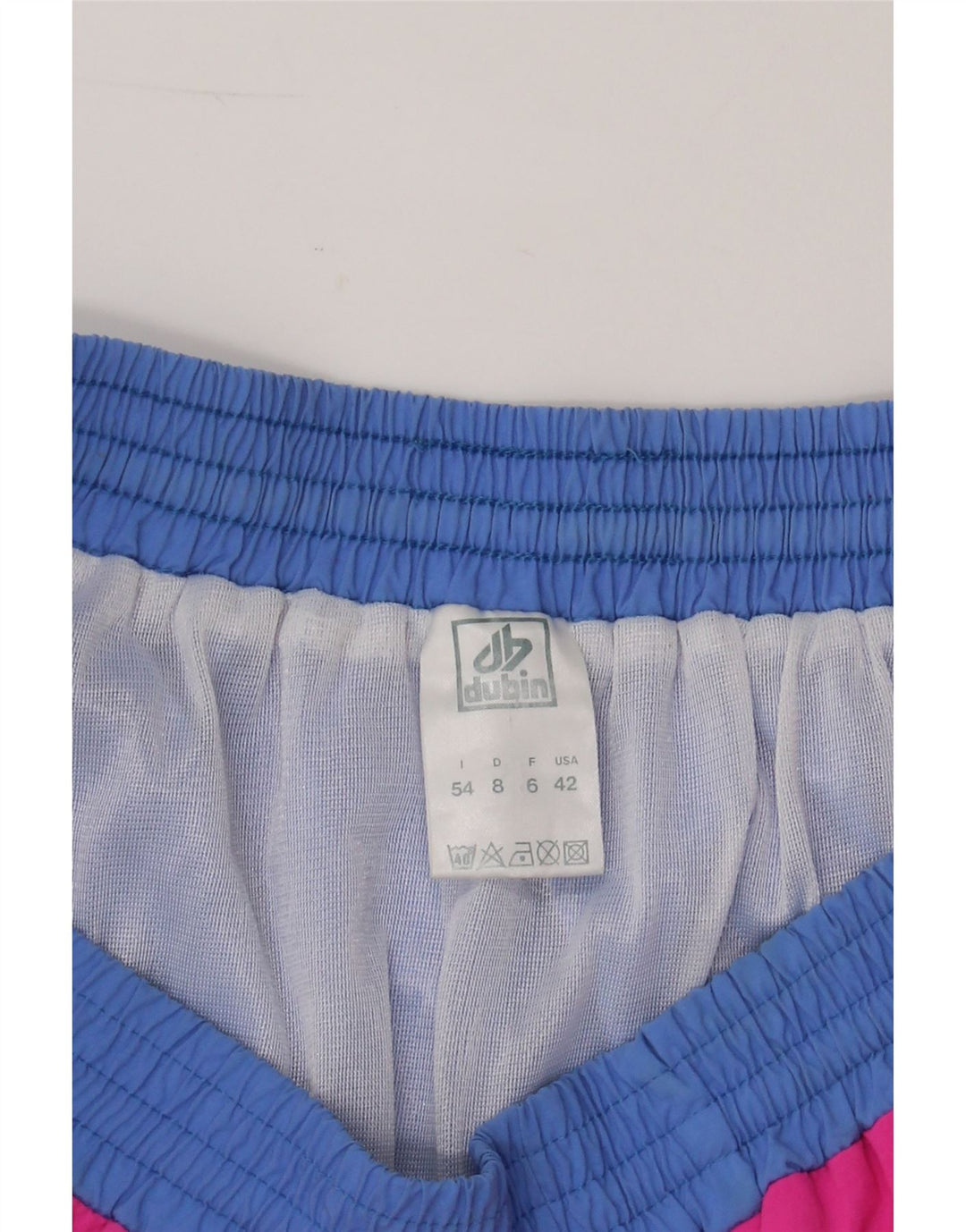 DUBIN Mens Swimming Shorts IT 54 XL Blue Colourblock Polyester Vintage Dubin and Second-Hand Dubin from Messina Hembry 