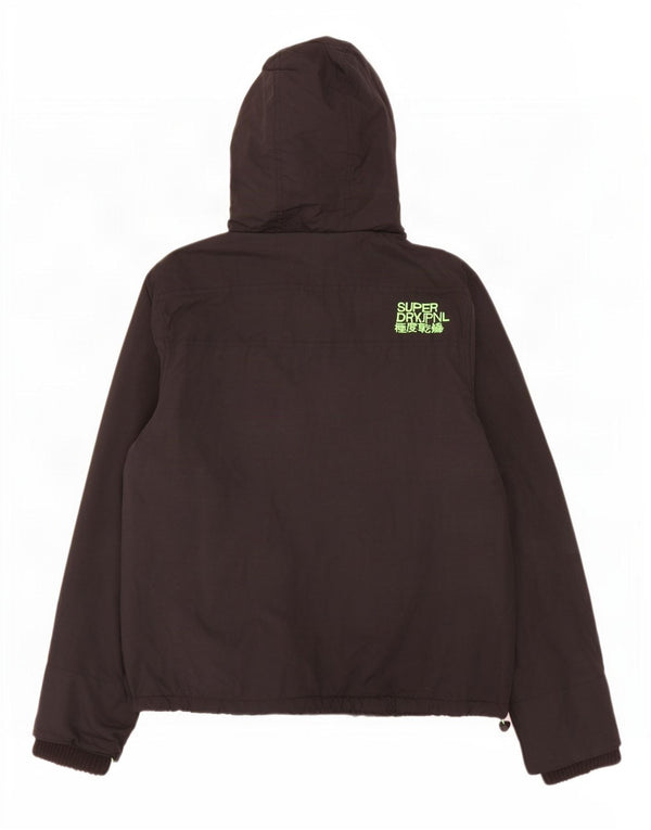 Superdry ženska jakna The Windcheater Graphic Windbreaker Jacket UK 18 XL Crna