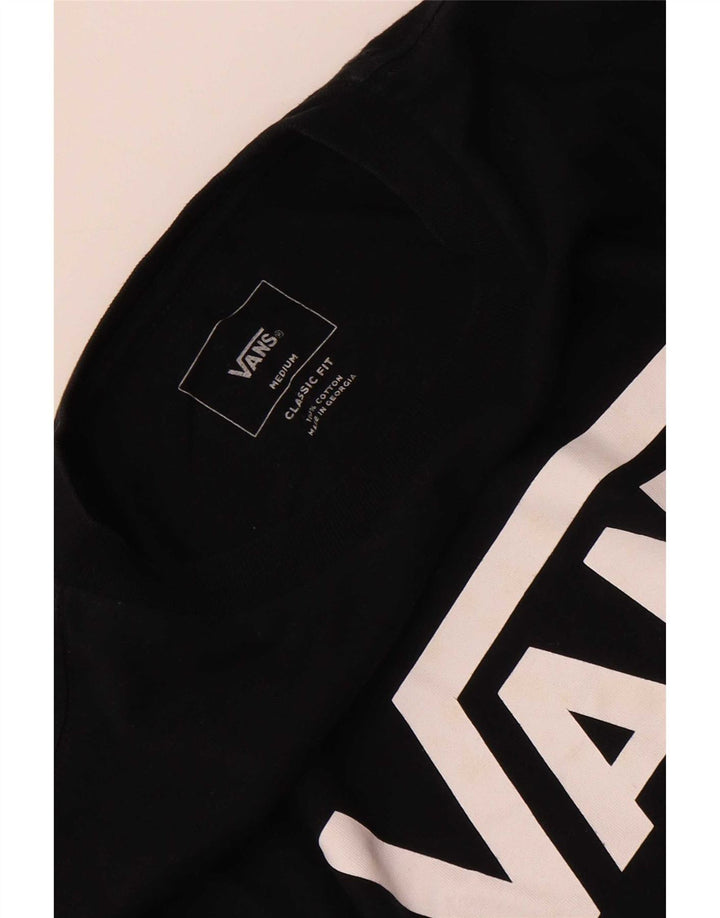 Vans klasična muška majica s dugim rukavima, srednji crni pamuk