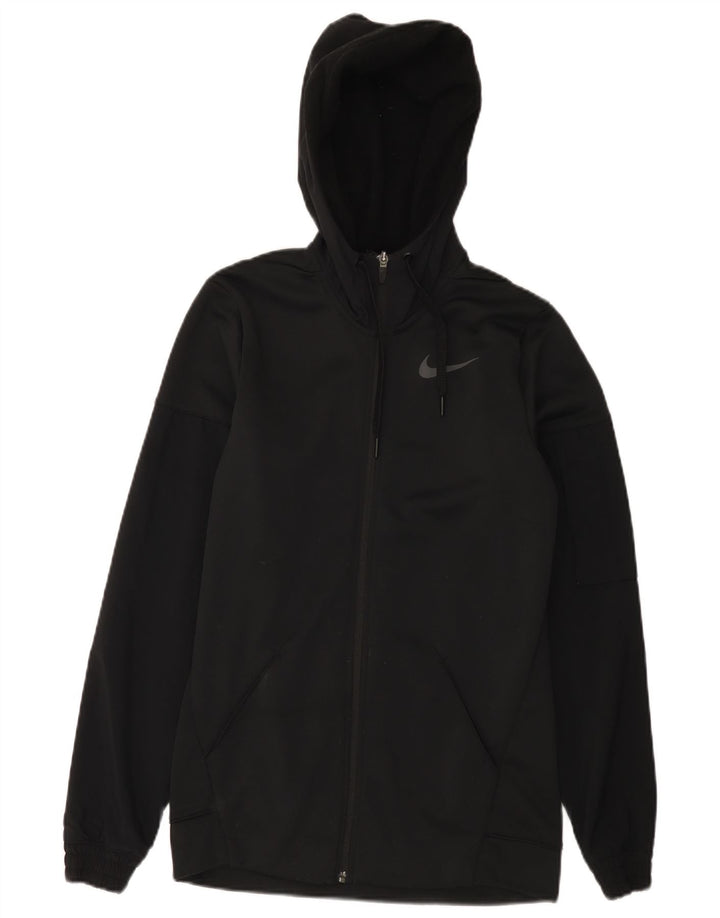 Mali crni pulover Nike Dri Fit Zip Hoodie