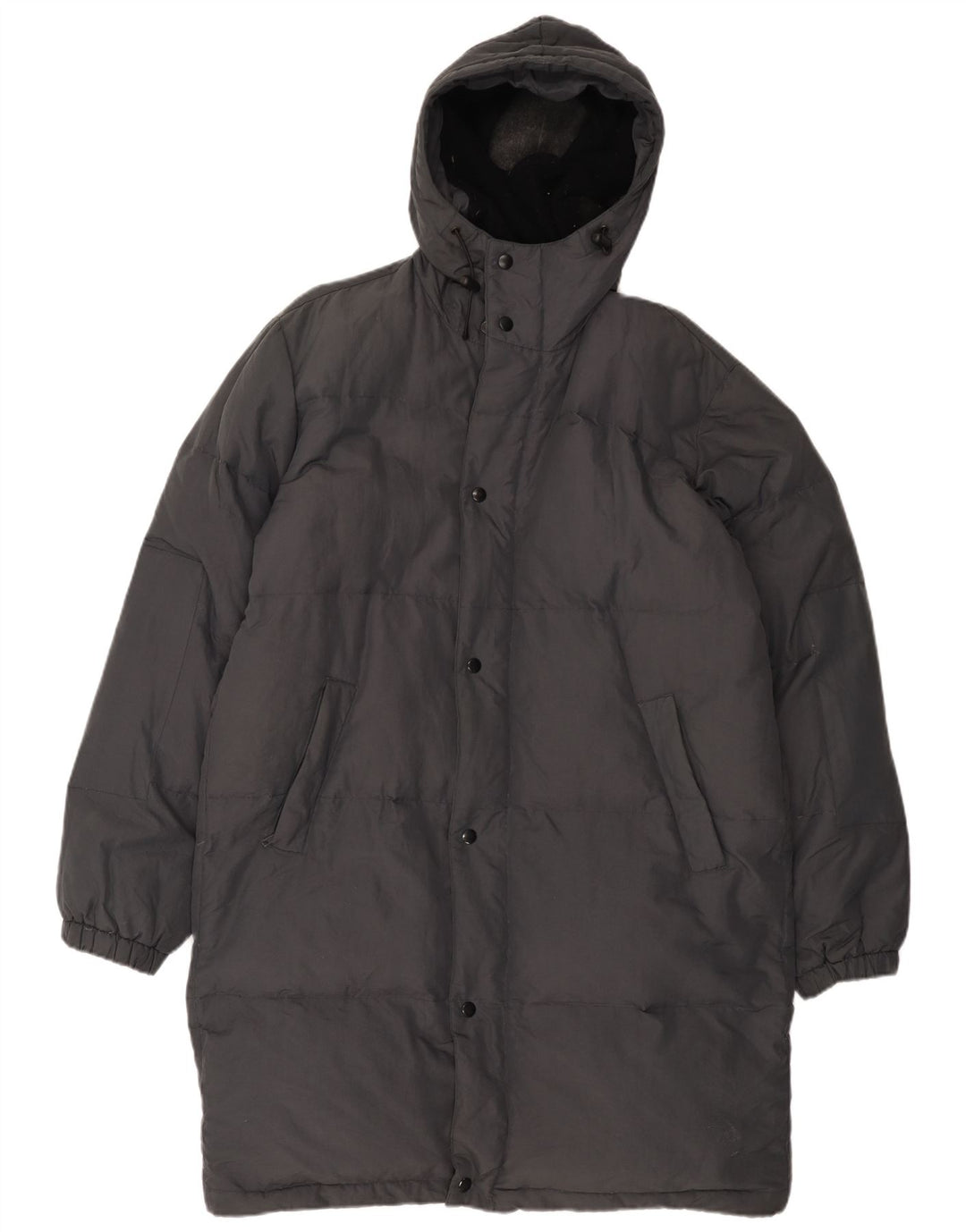 Gazzarrini muški podstavljeni kaput s kapuljačom UK 42 XL crni poliamid