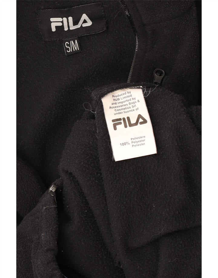Fila muška jakna od flisa s podstavom UK 36 mala crna poliester
