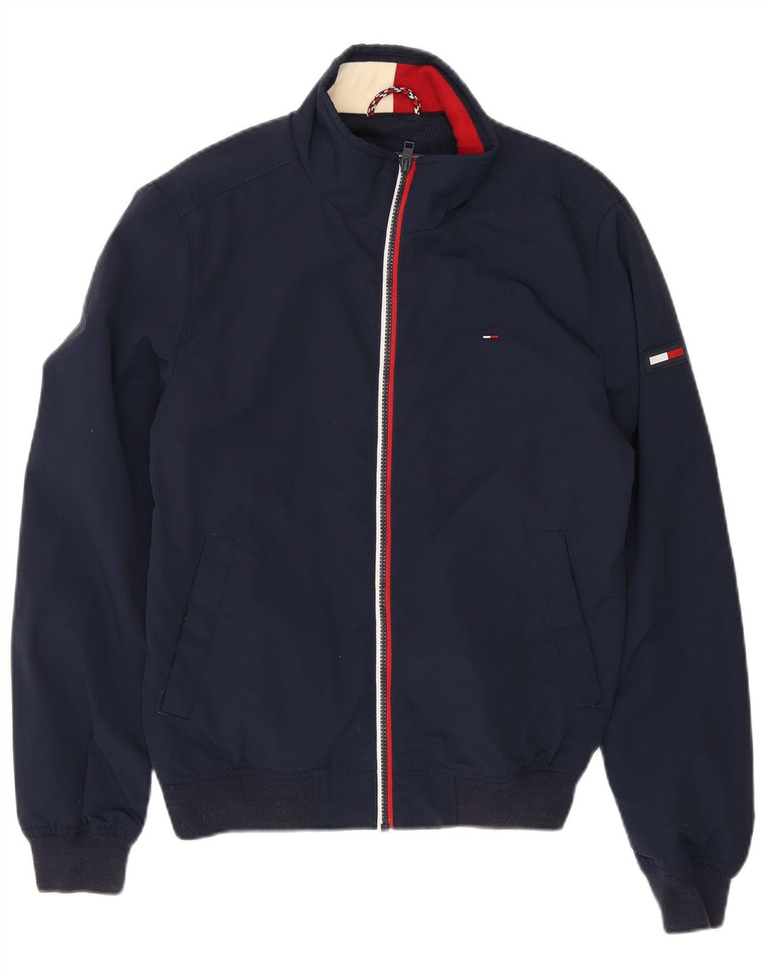 Tommy Hilfiger muška bombaška jakna UK 36 Mala tamnoplava poliamidna