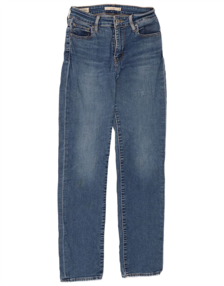 Levi's ženske 712 uske traperice W26 L30 plavi pamuk