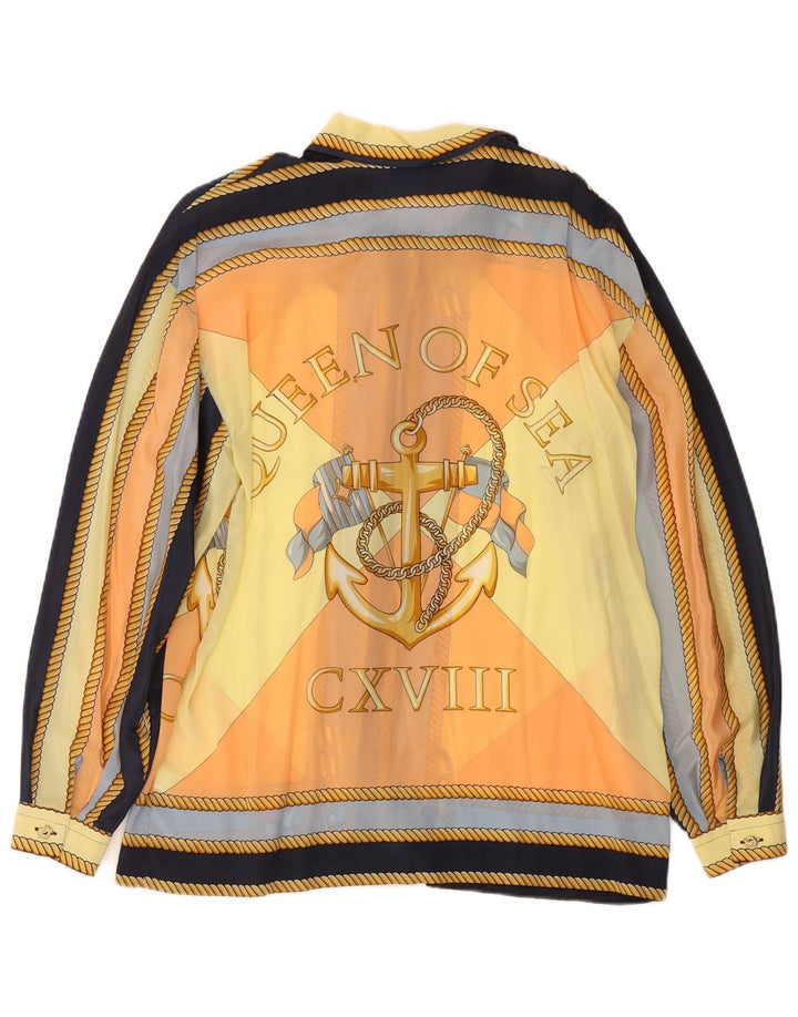 Vintage ženska prozirna košulja IT 50 XL višebojna nautička