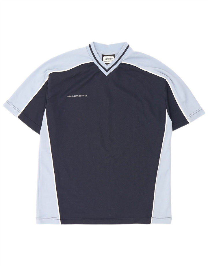 Umbro muška majica kratkih rukava Srednji tamnoplavi poliester