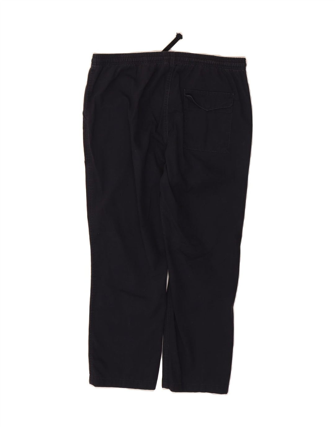 MARKS & SPENCER Mens Regular Chino Trousers W33 L26 Navy Blue Cotton Vintage Marks & Spencer and Second-Hand Marks & Spencer from Messina Hembry 