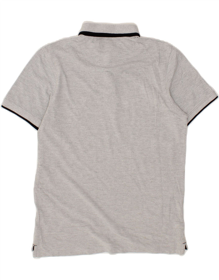JACK & JONES Mens Polo Shirt Large Grey Cotton Vintage Jack & Jones and Second-Hand Jack & Jones from Messina Hembry 