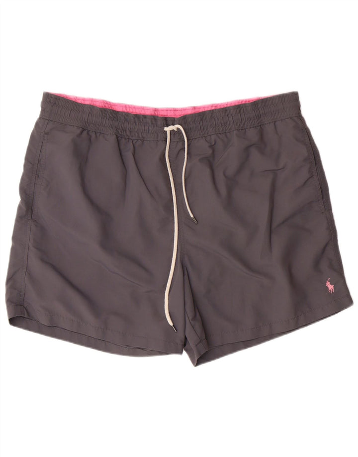 POLO RALPH LAUREN Muške kratke hlače za plivanje 2XL sivi najlon