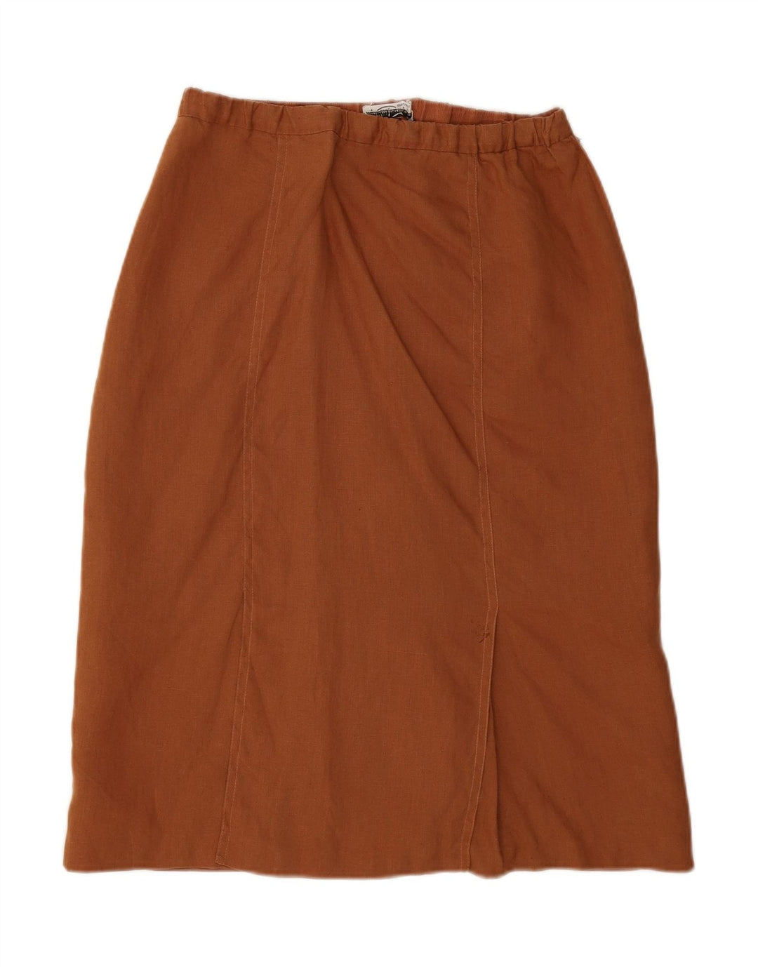 VINTAGE Womens Straight Skirt W28 Medium Brown