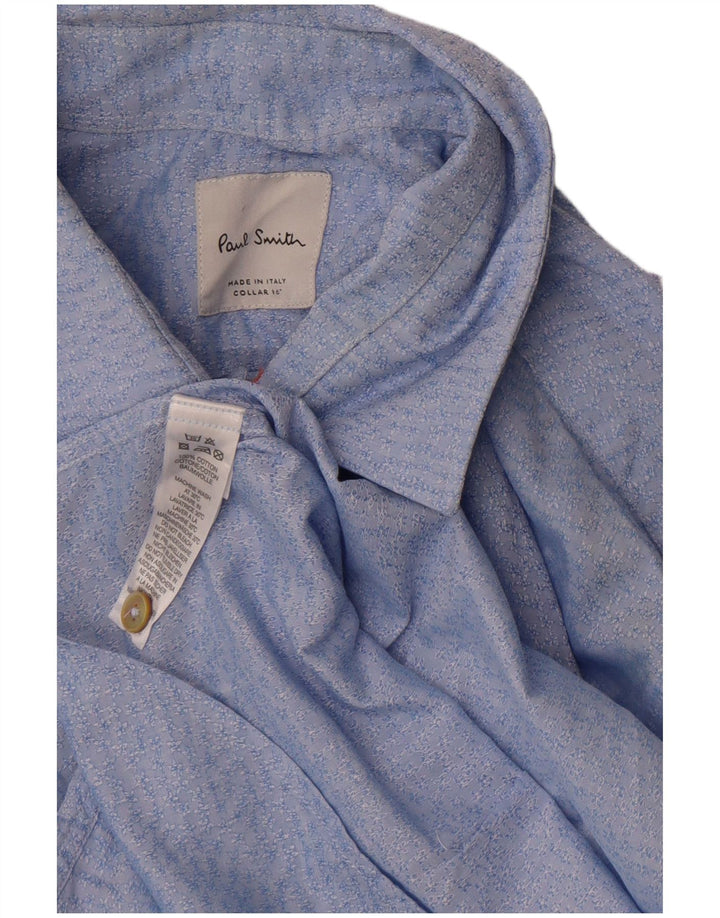 Paul Smith Muška košulja s apstraktnim uzorkom, veličina 16 velika plava