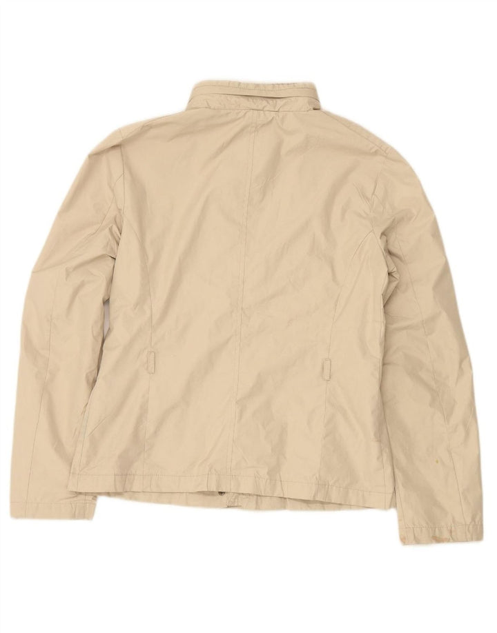 MARINA YACHTING Womens Utility Jacket IT 44 Medium Beige Polyester