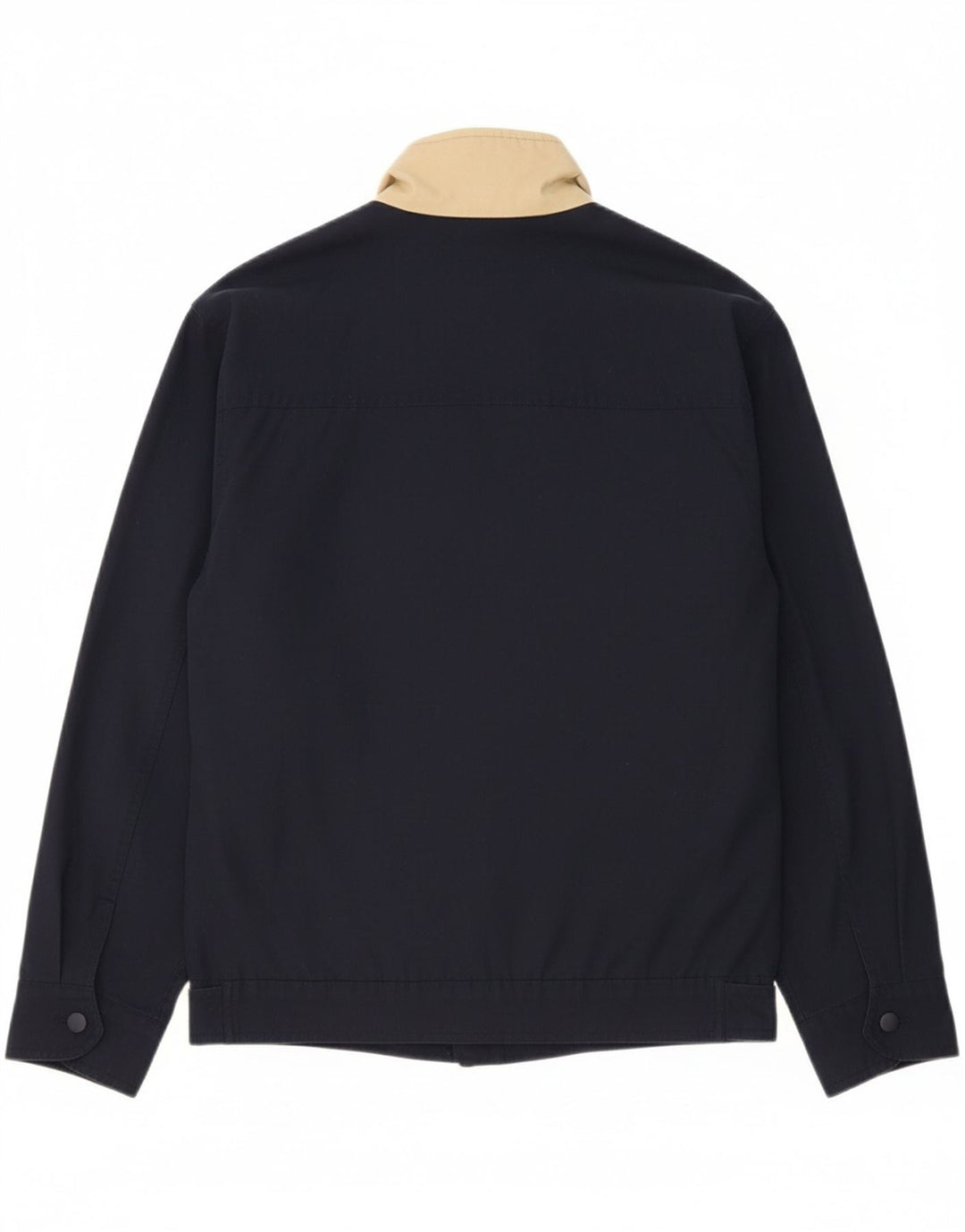 EUROPEAN PROJECT Mens Bomber Jacket UK 36 Small Navy Blue Polyester
