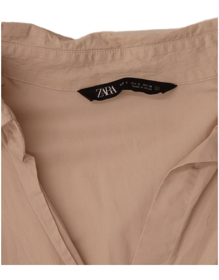 Zara ženska prevelika košulja UK 10 Small Beige