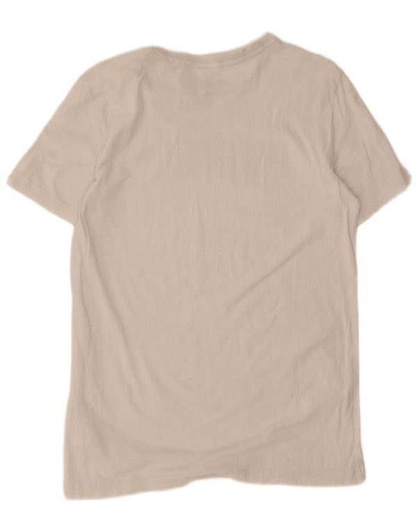 Puma Boys Graphic T-Shirt Top 15-16 Years White Pamuk