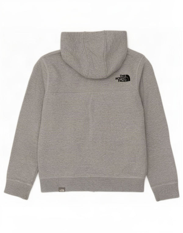 The North Face Girls pulover s kapuljačom na patentni zatvarač 10-11 godina srednje sivo s pjegama