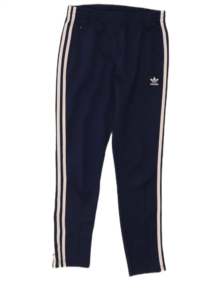 ADIDAS Womens Tracksuit Trousers UK 10 Small  Navy Blue Polyester