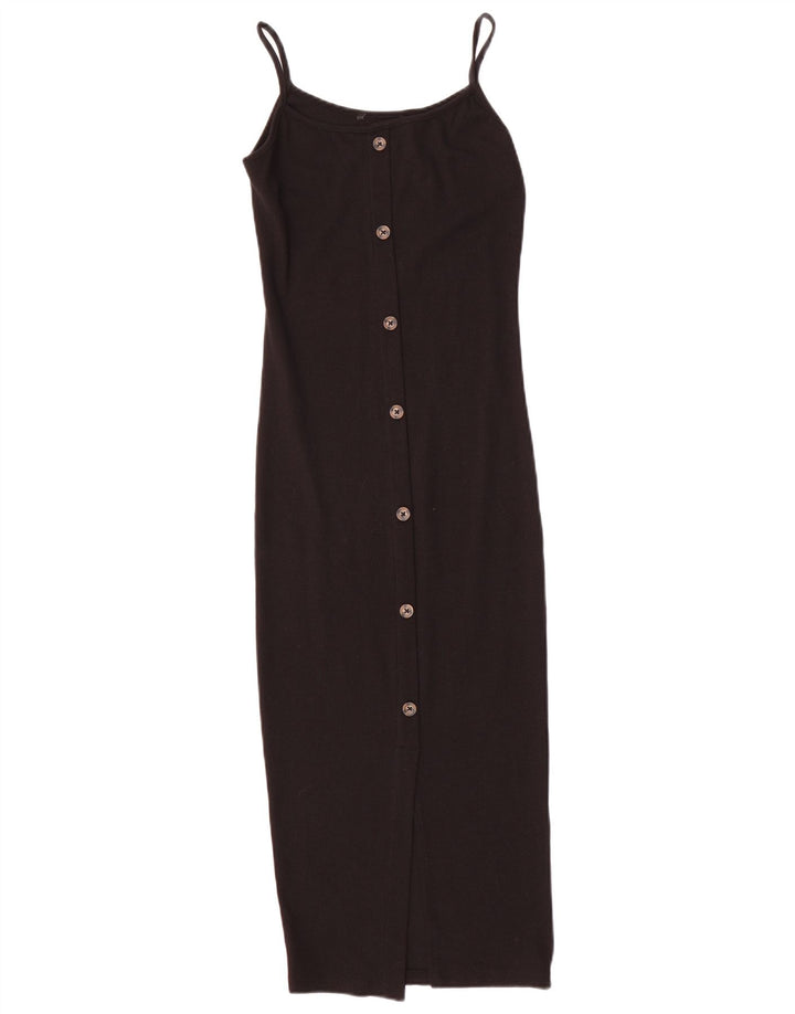 Vintage ženska haljina bez rukava uz kroj UK 8 Mala crna