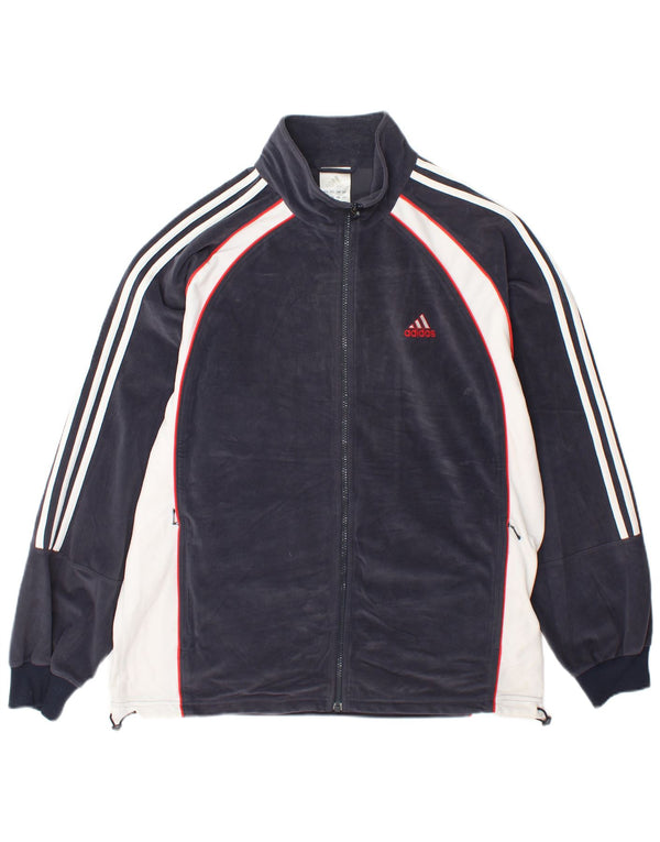 Adidas muška trenirka gornja jakna UK 40/42 srednje tamnoplave boje