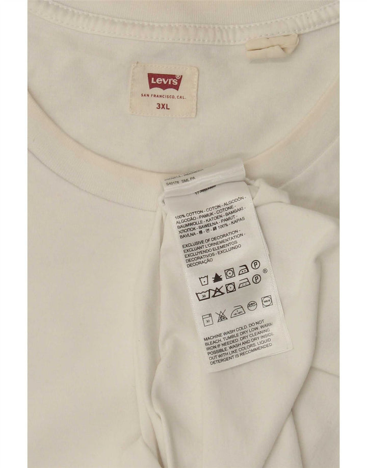 Levi's muška majica kratkih rukava 3XL bijeli pamuk