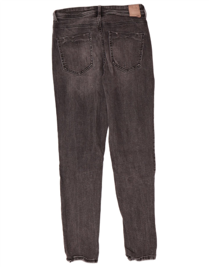 Zara ženske uske traperice EU 38 male W28 L27 sive pamučne klasične