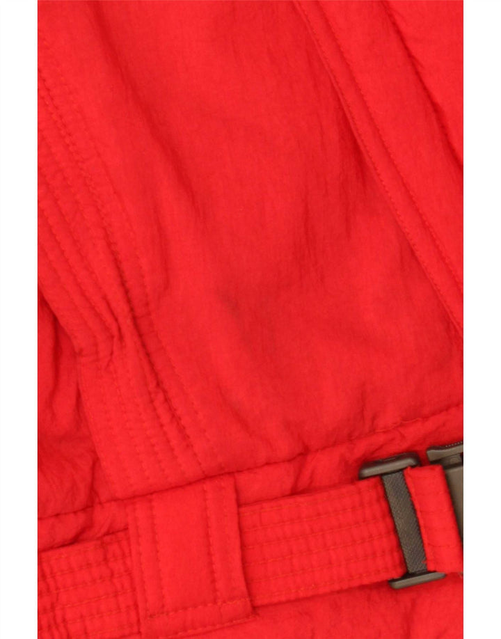 Vintage ženska podstavljena jakna UK 18 XL crvena