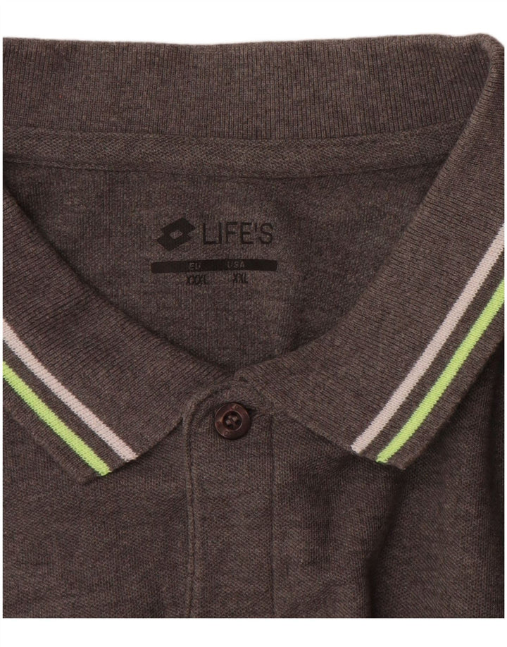 LOTTO muška polo majica 2XL sivi pamuk