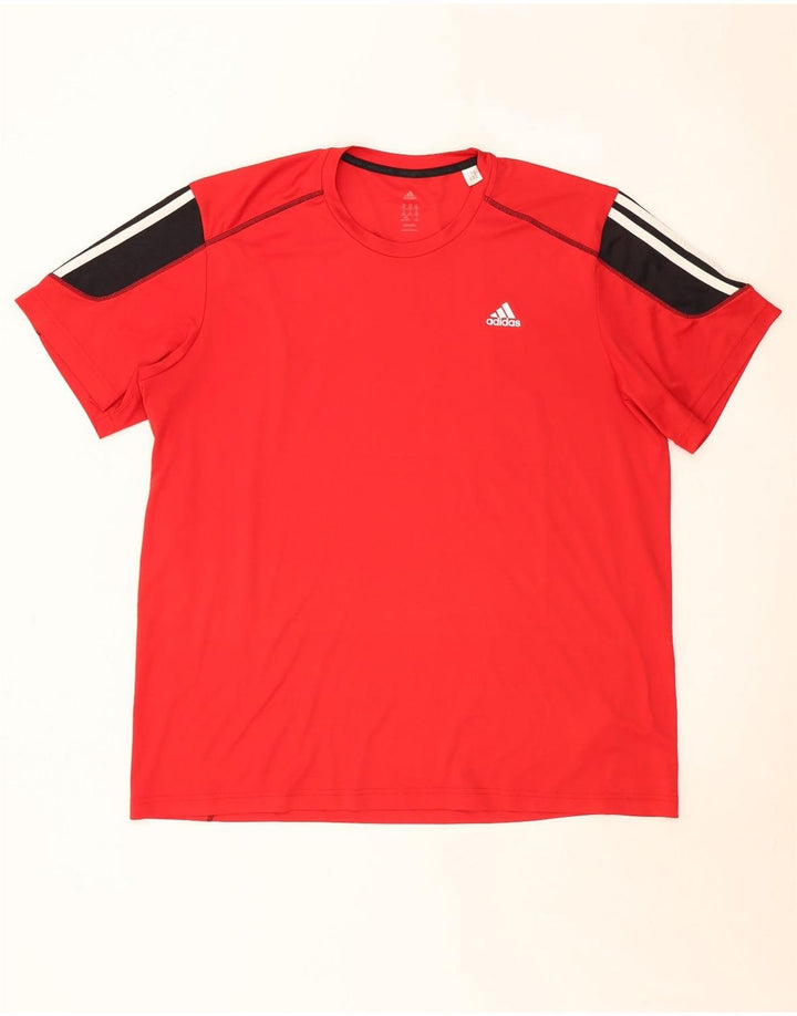 ADIDAS muška majica Climalite Top 2XL poliester crvene boje