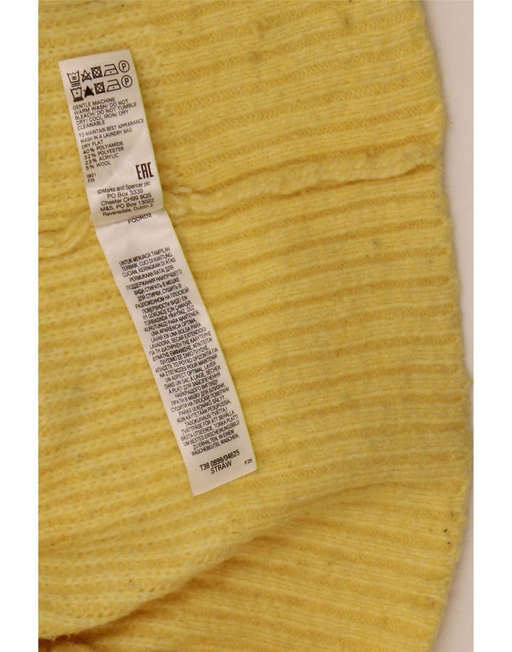Marks & Spencer ženski džemper s kornjačičastim ovratnikom UK 10 Small Yellow