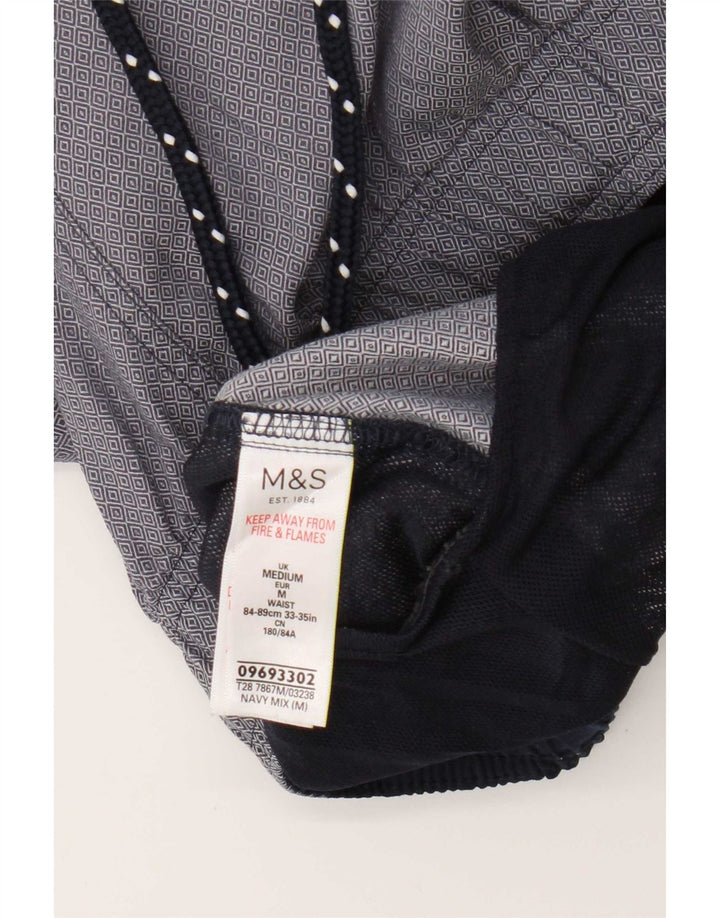 Marks & Spencer muške sportske kratke hlače srednje tamnoplave geometrijske boje