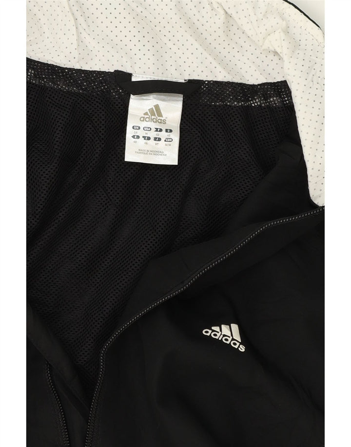 ADIDAS Mens Tracksuit Top Jacket UK 14 Medium  Black Polyester Vintage Adidas and Second-Hand Adidas from Messina Hembry 