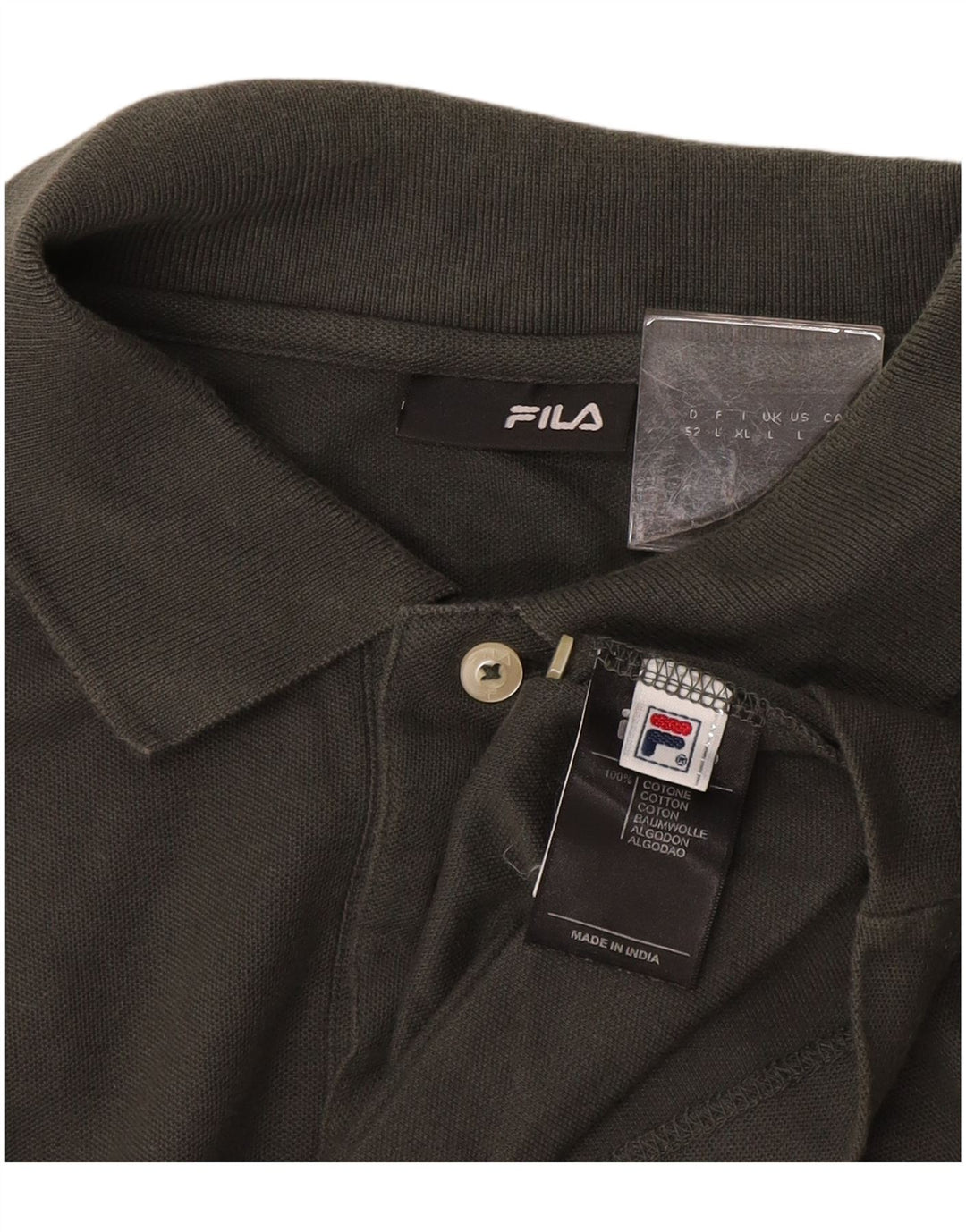 FILA muška polo majica velika siva pamuk