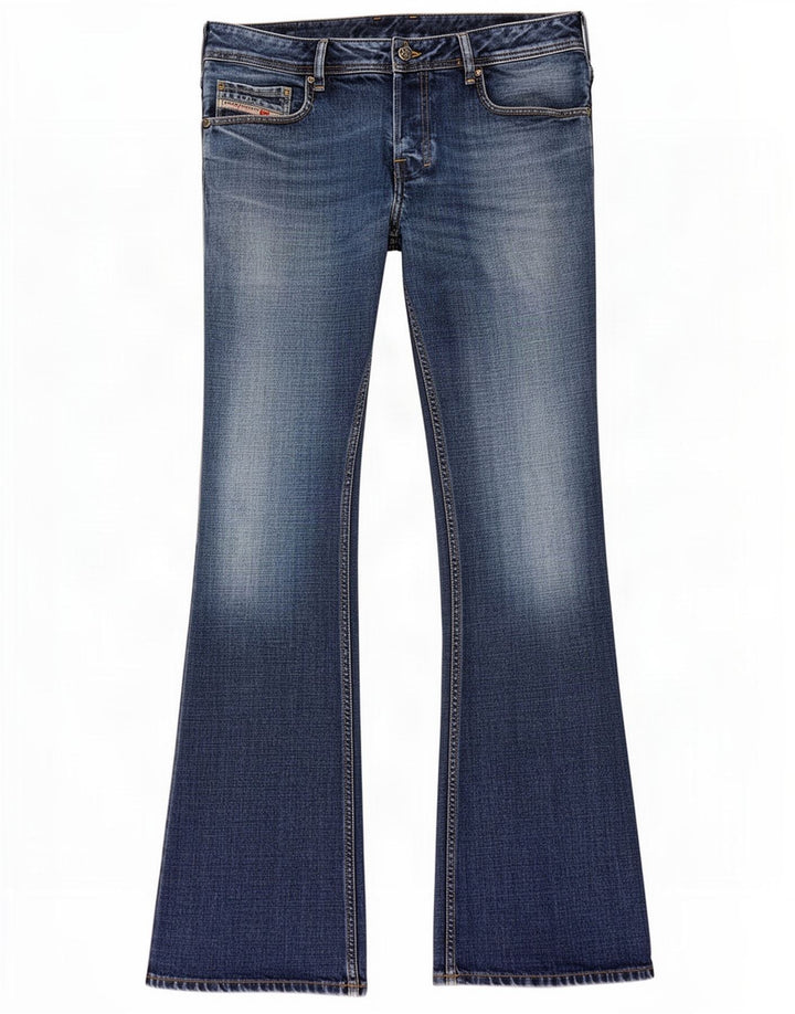 Diesel Mens Bootcut Jeans W32 L31 Blue Cotton