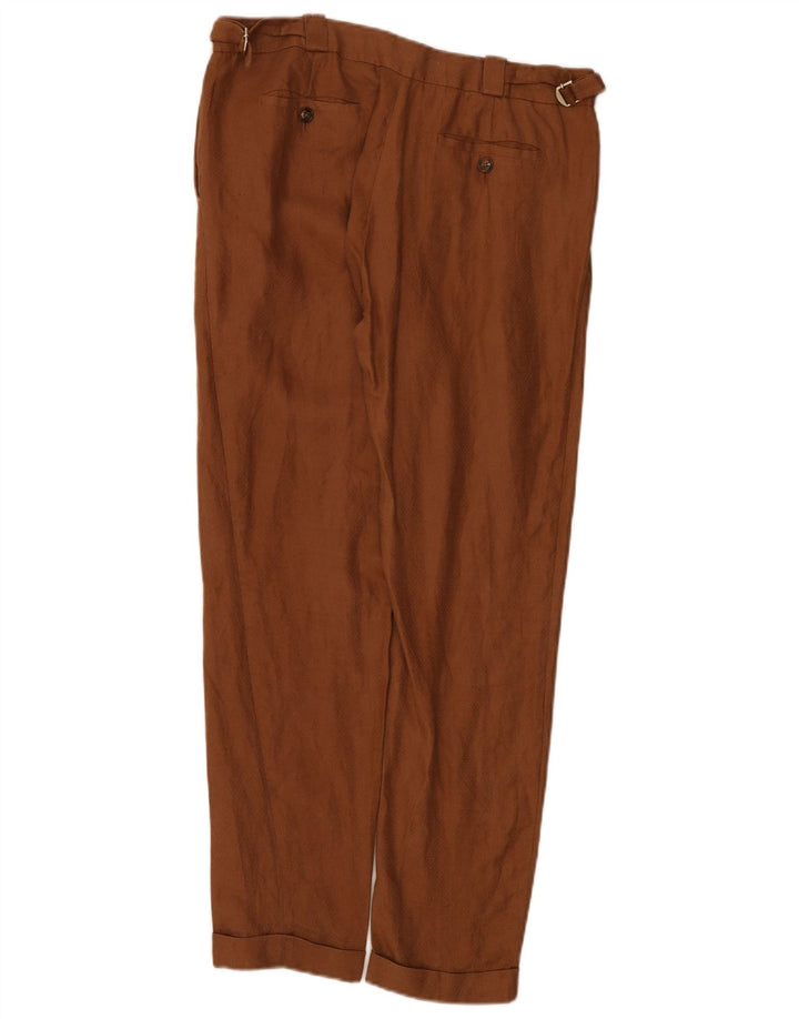 Ženske obične chino hlače Massimo Dutti EU 40 Srednje W30 L31 Smeđe