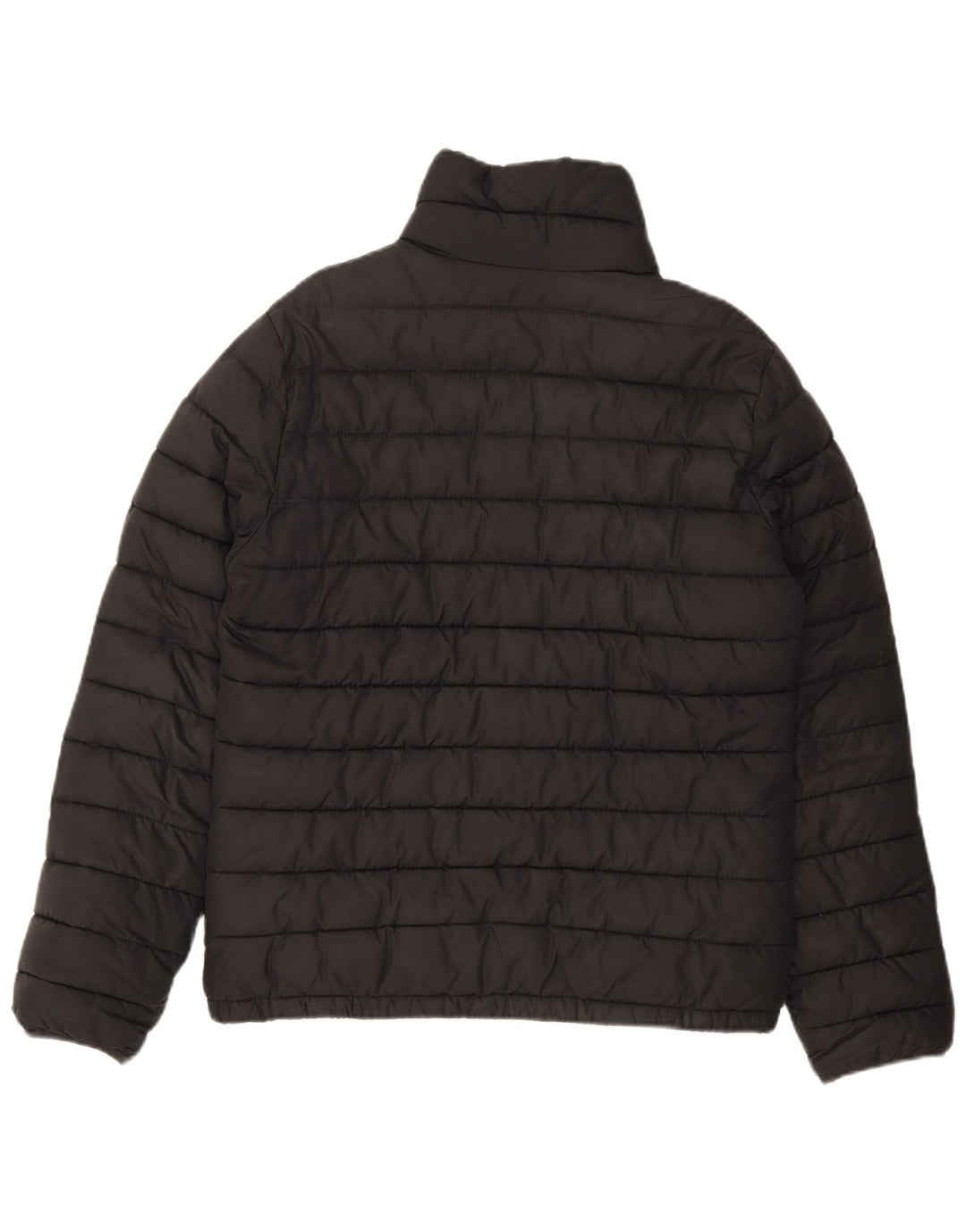 HOLLISTER Mens Padded Jacket UK 38 Medium Black Polyester
