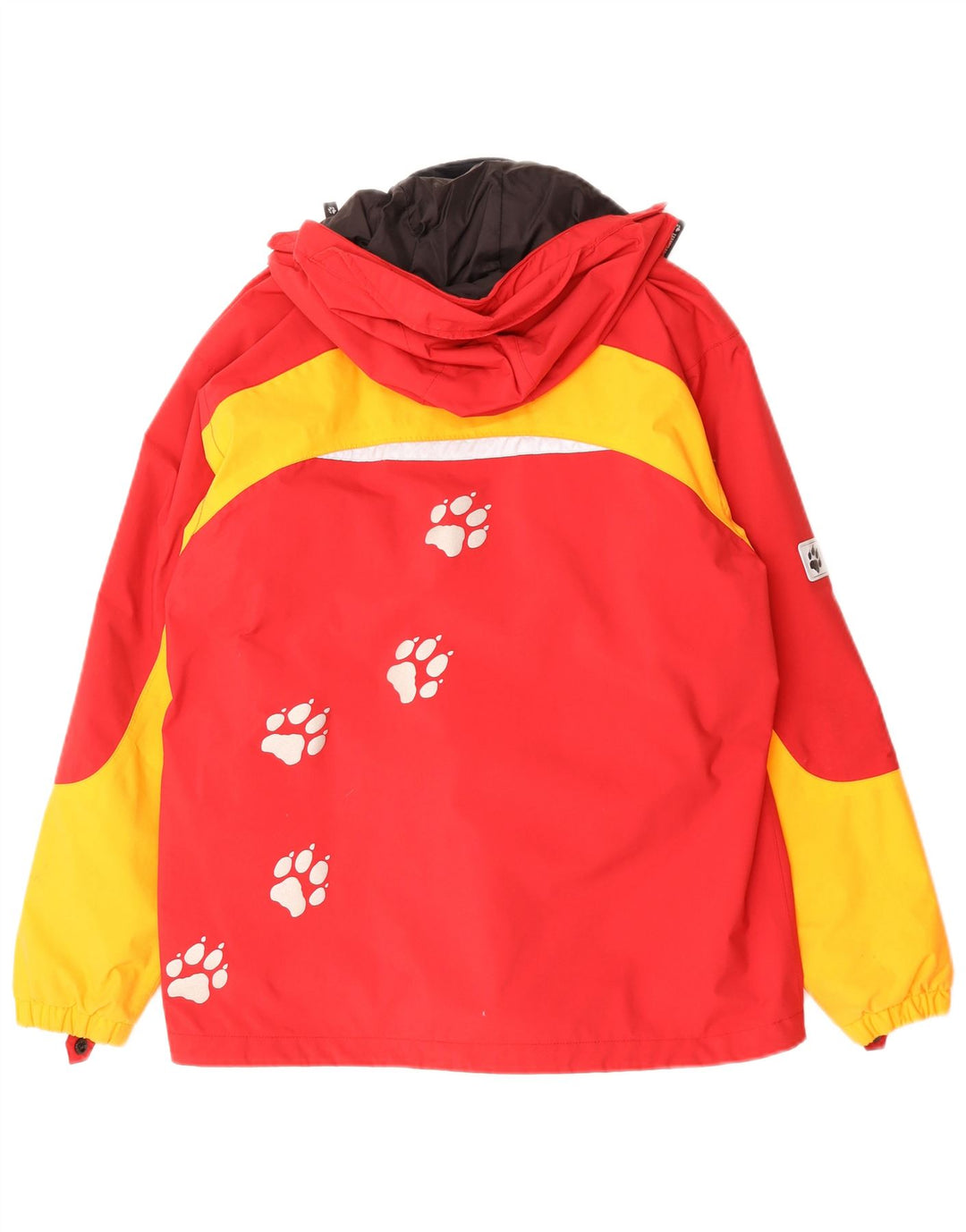 Jack Wolfskin Boys Graphic Vjetrovka Jakna 15-16 godina Red Colourblock