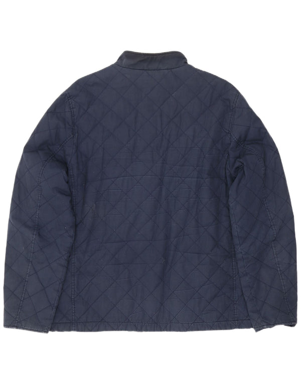 Jack Wills muška prošivena jakna UK 42 XL tamnoplavi pamuk