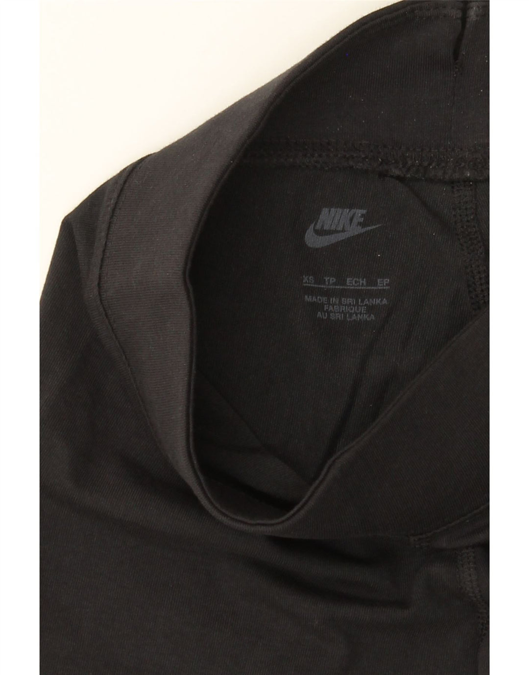 NIKE Womens Graphic Leggings UK 4 XS  Black Vintage Nike and Second-Hand Nike from Messina Hembry 